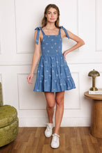 Load image into Gallery viewer, DUSK ENCHANTMENT WOVEN MINI DRESS