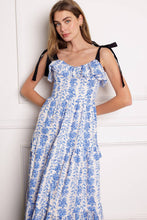 Load image into Gallery viewer, OFF FOR THE DAY WOVEN MIDI DRESS