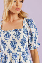 Load image into Gallery viewer, THROUGH THE GARDEN WOVEN MINI DRESS