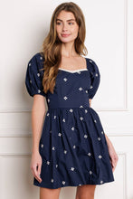 Load image into Gallery viewer, SEASIDE CHARM WOVEN MINI DRESS