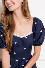 Load image into Gallery viewer, SEASIDE CHARM WOVEN MINI DRESS