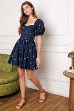 Load image into Gallery viewer, SEASIDE CHARM WOVEN MINI DRESS