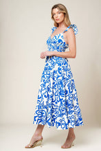 Load image into Gallery viewer, MEMORABLE ENTRANCE BLUE WOVEN MDI DRESS