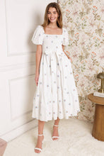 Load image into Gallery viewer, LUXE LAGOON EMBROIDERED MIDI DRESS