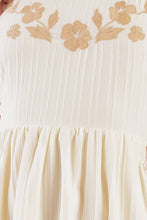 Load image into Gallery viewer, TOTAL CRUSH CREAM WOVEN MIDI DRESS