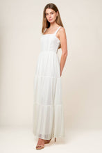 Load image into Gallery viewer, AFTER THE RAIN WHITE LACE MAXI DRESS