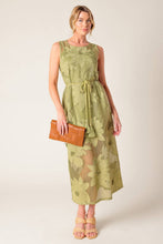 Load image into Gallery viewer, IN MY FREE TIME WOVEN LACE MIDI DRESS