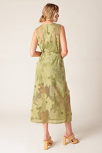 Load image into Gallery viewer, IN MY FREE TIME WOVEN LACE MIDI DRESS
