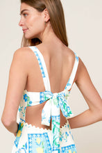 Load image into Gallery viewer, ON THE MOVE BLUE WOVEN MIDI DRESS