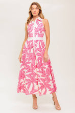 Load image into Gallery viewer, WHISPER IN BLOOM WOVEN MIDI DRESS