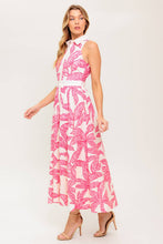 Load image into Gallery viewer, WHISPER IN BLOOM WOVEN MIDI DRESS