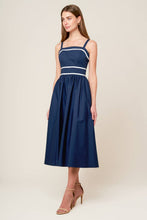 Load image into Gallery viewer, BUNCHES OF LOVE WOVEN MIDI DRESS