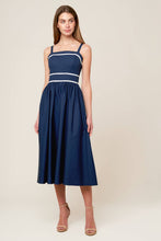 Load image into Gallery viewer, BUNCHES OF LOVE WOVEN MIDI DRESS