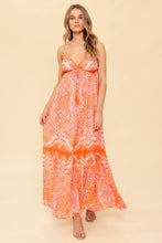 Load image into Gallery viewer, ROMANCE LANGUAGE CORAL WOVEN MAXI DRESS
