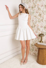 Load image into Gallery viewer, PALM PICNIC WOVEN MINI DRESS