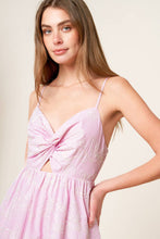 Load image into Gallery viewer, ALONG THE SHORE PINK WOVEN MIDI DRESS