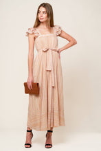 Load image into Gallery viewer, FROLIC THROUGH FIELDS WOVEN MIDI DRESS