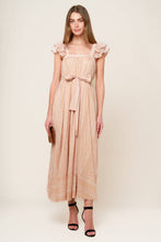 Load image into Gallery viewer, FROLIC THROUGH FIELDS WOVEN MIDI DRESS