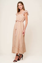 Load image into Gallery viewer, FROLIC THROUGH FIELDS WOVEN MIDI DRESS