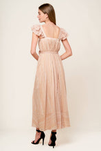 Load image into Gallery viewer, FROLIC THROUGH FIELDS WOVEN MIDI DRESS