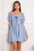 Load image into Gallery viewer, BREEZE THROUGH PARADISE WOVEN MINI DRESS