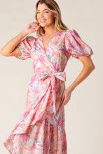 Load image into Gallery viewer, BLESS YOUR HEART CORAL WOVEN MINI DRESS