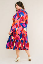 Load image into Gallery viewer, WISE WOMAN WOVEN MIDI DRESS