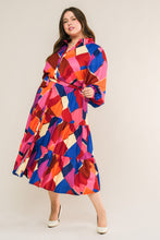 Load image into Gallery viewer, WISE WOMAN WOVEN MIDI DRESS