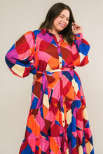 Load image into Gallery viewer, WISE WOMAN WOVEN MIDI DRESS