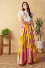 Load image into Gallery viewer, LIGHT UP MY LIFE POPLIN MAXI SKIRT