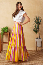 Load image into Gallery viewer, LIGHT UP MY LIFE POPLIN MAXI SKIRT