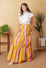 Load image into Gallery viewer, LIGHT UP MY LIFE POPLIN MAXI SKIRT