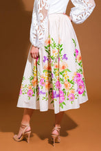 Load image into Gallery viewer, SAGAMORE CREEK LAND WOVEN MIDI SKIRT