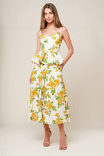 Load image into Gallery viewer, EVERY SUNDAY CREAM WOVEN MIDI SKIRT