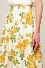 Load image into Gallery viewer, EVERY SUNDAY CREAM WOVEN MIDI SKIRT