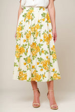 Load image into Gallery viewer, EVERY SUNDAY CREAM WOVEN MIDI SKIRT
