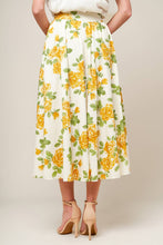 Load image into Gallery viewer, EVERY SUNDAY CREAM WOVEN MIDI SKIRT