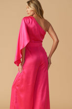 Load image into Gallery viewer, DOWN MEMORY LANE WOVEN SATIN JUMPSUIT