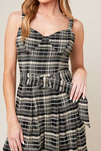 Load image into Gallery viewer, SAND DUNE WOVEN PLAID JUMPSUIT