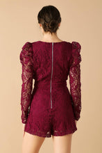 Load image into Gallery viewer, DAYS GO BY LACE WOVEN ROMPER