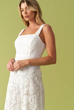 Load image into Gallery viewer, IT'S ALL BEEN DONE WOVEN LACE JUMPSUIT