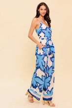 Load image into Gallery viewer, A NOVEL APPROACH NAVY WOVEN JUMPSUIT