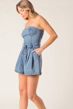 Load image into Gallery viewer, A BAR SONG DENIM ROMPER