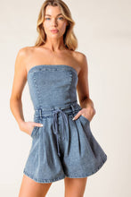 Load image into Gallery viewer, A BAR SONG DENIM ROMPER