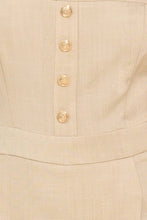 Load image into Gallery viewer, TREND ALERT KHAKI WOVEN ROMPER