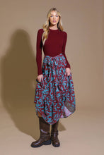 Load image into Gallery viewer, DREAM AVENUE SWEATER TOP AND WOVEN MIDI DRESS
