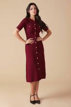 Load image into Gallery viewer, URBAN ELEGANCE SWEATER MIDI DRESS