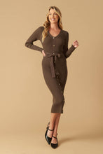 Load image into Gallery viewer, RUNAWAY ICON SWEATER MIDI DRESS