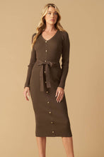 Load image into Gallery viewer, RUNAWAY ICON SWEATER MIDI DRESS
