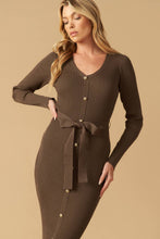 Load image into Gallery viewer, RUNAWAY ICON SWEATER MIDI DRESS